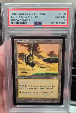 Serra’s Sanctum PSA 8 • MTG 1998 Urza’s Saga - Image 1