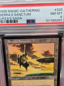 Serra’s Sanctum PSA 8 • MTG 1998 Urza’s Saga - Image 3