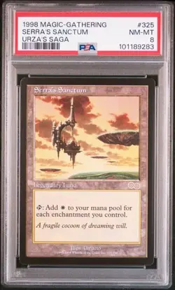 Serra’s Sanctum PSA 8 • MTG 1998 Urza’s Saga - Image 5