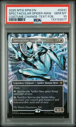 Magic the Gathering Spectacular Spider-Man Borderless Textured Foil 0241 Marvel - Image 1