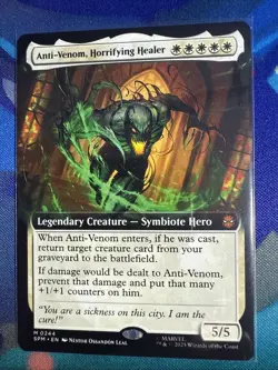 MTG, Anti-Venom, Horrifying Healer (#244) Spider-Man, Non-Foil, NM Extended Art - Image 1