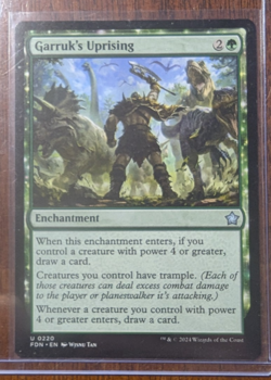 MTG Garruk's Uprising Foundations RegularNM - Image 1