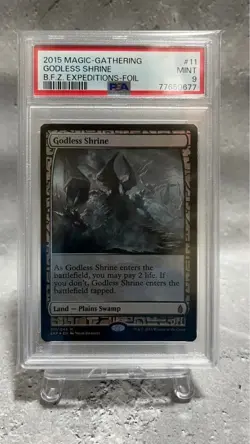 MTG PSA9 Godless Shrine foil - Image 1