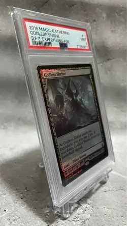 MTG PSA9 Godless Shrine foil - Image 3