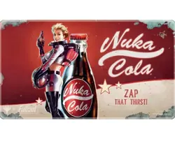 Ultra Pro MTG/ Fallout Nuka Cola Holofoil Playmat - New! - Image 1