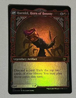 Birgi, God of Storytelling / Harnfel, Horn of Bounty Showcase Foil NM Unplayed - Image 2