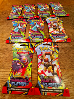 Pokemon Phantasmal Flames Sleeved Booster Packs x 9 - sealed - quick ship - Image 2