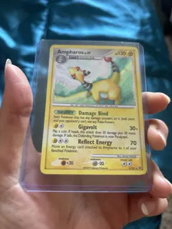 2009 Pokemon Ampharos Holo - HGSS Base Set 1/123 - Near Mint - Image 1
