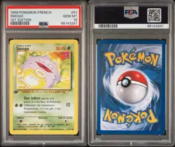 1999 Pokemon 1st Edition Base Set French Smogo-Koffing 51/102 PSA 10 GEM MINT - Image 3