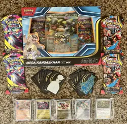 Pokemon Mega Evolution Lot-Sealed Mega Kangaskhan & Sealed Boosters Pks,& More! - Image 1