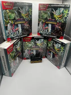 5x Pokemon TCG Scarlet & Violet Twilight Masquerade Sealed Booster Bundles - Image 2