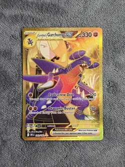 Cynthia's Garchomp ex 241/182 Hyper Rare SV: Destined Rivals Pokemon TCG MINT - Image 1