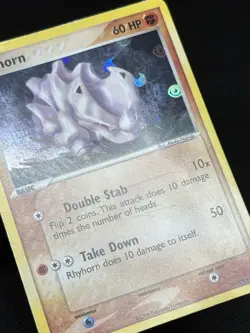 Rhyhorn 70/101 HP Reverse Holo Common EX Hidden Legends 2004 Pokemon TCG - Image 4