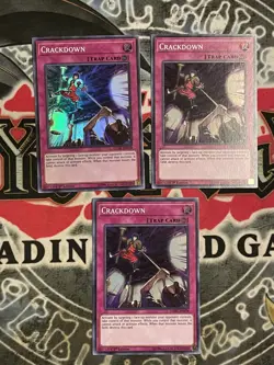 3x Crackdown - Dark Neostorm (DANE) Yugioh NM - Image 1