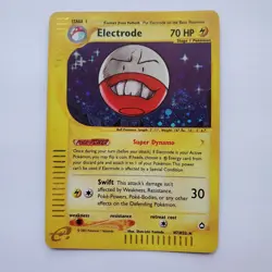 Electrode H7/H32 Aquapolis Holo Rare 2002 WOTC Vintage E-Reader Pokemon Card LP+ - Image 1