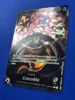One Piece OP04-058 Crocodile | Leader Alt Art English Parallel ENG CCG CARD - Image 4