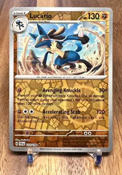 Lucario 114/198 SV1 Scarlet & Violet Base Reverse Holo Pokemon Card NM - Image 1