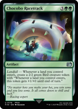 0179 Chocobo Racetrack FFVII FIN Final Fantasy MTG Card SHIPS NOW - Image 1