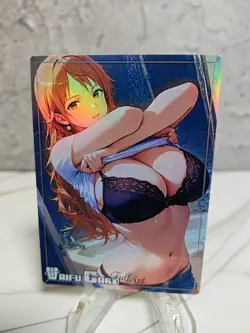 Nami Trading Card Waifu Goddess Story Anime Girl holo Karte Manga Full Art - Image 1