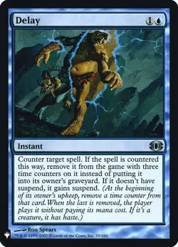 Delay (NM) Foil #35 The List Future Sight FUT Magic Gathering card MTG - Image 1