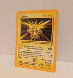 Zapdos - 20/130 Base Set 2 Holo Rare - NM - Pokemon TCG WOTC Vintage Card 1999 - Image 1