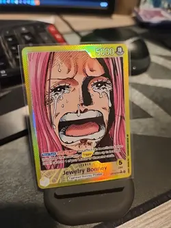One Piece TCG OP13-100 Jewelry Bonney Alt Art Leader AA Card Game CCG English - Image 1