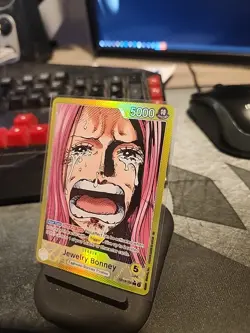 One Piece TCG OP13-100 Jewelry Bonney Alt Art Leader AA Card Game CCG English - Image 2