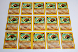 Pokemon Kabuto 1st Edition Fossil WOTC TCG Common Card #50/62 LOT OF 15 MOST NM - Image 1