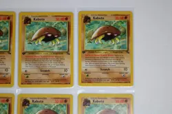Pokemon Kabuto 1st Edition Fossil WOTC TCG Common Card #50/62 LOT OF 15 MOST NM - Image 3