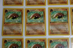 Pokemon Kabuto 1st Edition Fossil WOTC TCG Common Card #50/62 LOT OF 15 MOST NM - Image 4