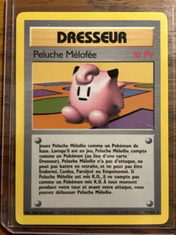 Pokemon TCG Clefairy Doll Base Set Unlimited Rare Card 70/102 NM (French) - Image 1