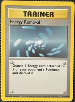 Energy Removal 092/102 Base Set Regular - Pokemon Card - Image 1