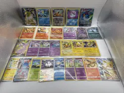 Pokemon Card Lot; Eeveelutions: glaceon,vaporeon,umbreon,sylveon,flareon,jolteon - Image 1