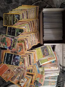 Pokemon TCG 450+ Bulk Card Lot - Vintage, C/UC, Rare, Holos, EX,etc. 1999-24 -40 - Image 1