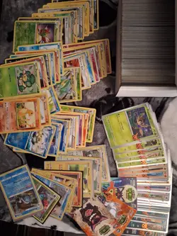 Pokemon TCG 450+ Bulk Card Lot - Vintage, C/UC, Rare, Holos, EX,etc. 1999-24 -38 - Image 1