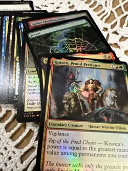 MTG Spider-Man Set Lot - Magic the Gathering Multiverse cards Kraven - Image 2
