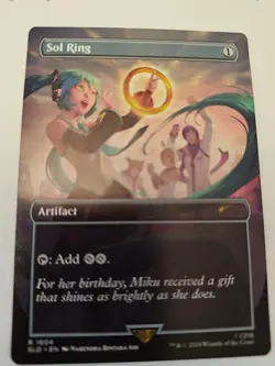 Sol Ring - Secret Lair x Hatsune Miku - English Non-Foil - Near Mint MTG - Image 1