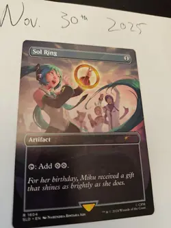 Sol Ring - Secret Lair x Hatsune Miku - English Non-Foil - Near Mint MTG - Image 2