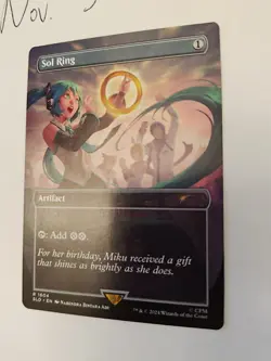 Sol Ring - Secret Lair x Hatsune Miku - English Non-Foil - Near Mint MTG - Image 3