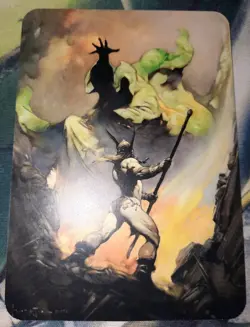 Sorcery Contested Realms Sorcerer Store Promo Foil Frank Frazetta Alternate Art - Image 2