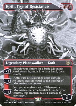Koth, Fire of Resistance - 338 - Phyrexia: All Will Be One- Near Mint - MTG - Image 1