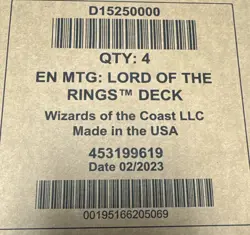 Magic The Gathering LOTR Commander Deck Tales Of Middle Earth Sealed Case - Image 2