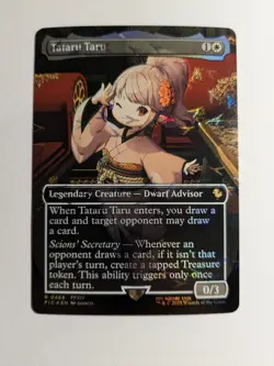 Tataru Taru Borderless Chocobo Track Foil Commander Final Fantasy MtG 0466 - Image 1