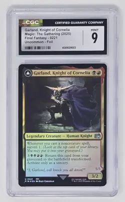 Garland, Knight of Cornelia/Chaos, the Endless (0221) CGC 9 Mint (2025) MTG Foil - Image 1