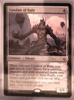 MtG Conduit of Ruin Battle for Zendikar Regular NM - Image 1