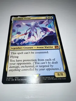 MTG NM Absolute Virtue Mythic Non-Foil Final Fantasy FIN Magic the Gathering - Image 4