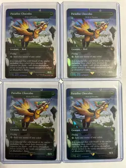 4 X Chocobo of Paradise / Birds of Paradise Foil NM/M Final Fantasy Magic MTG - Image 5