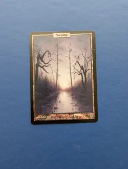 MTG Swamp Full Art: Unhinged #138 - EX-MT - Image 1