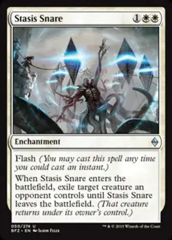 Stasis Snare - Battle for Zendikar - English - NM - MTG - Image 1