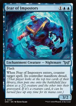 Fear of Impostors - Duskmourn: House of Horror - English - NM - MTG - Image 1
